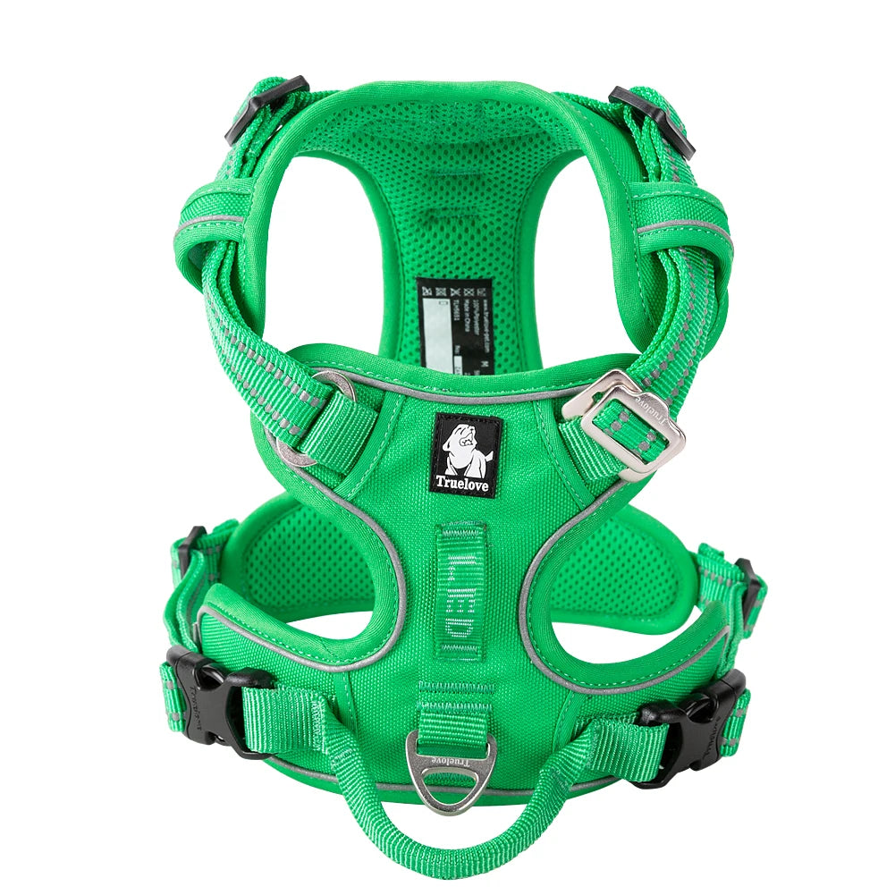 Winhyepet Reflective Training Dog Harness Nylon Padding Vest