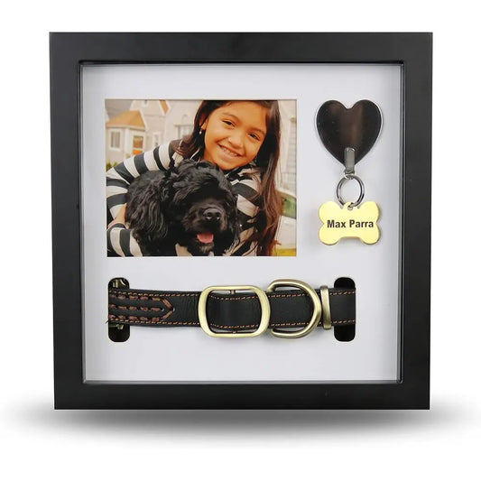Pet Memorial Shadow Box Photo Frame For Dog Keepsake