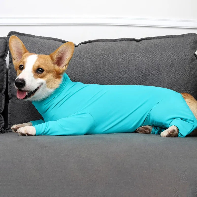 Dog Post Surgery Recovery Pajama Shirt For Four Legged Anxiety Relief