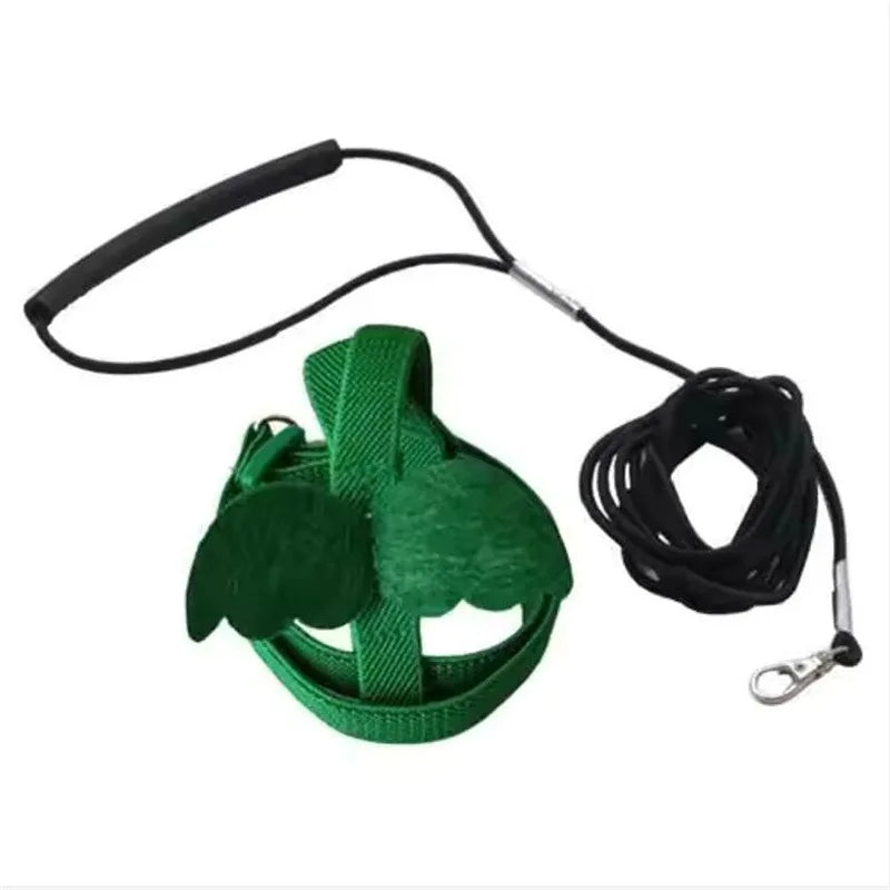 NONECN Parrot Harness Leash Set For Cockatiels Outdoor Flying