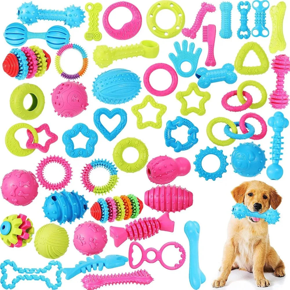 Hign-concerned Puppy Teething Toys 50 Pack Small Dog Chews