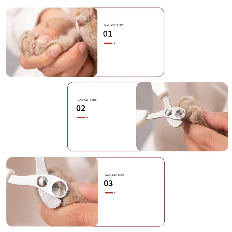 Circular Hole Cat Nail Scissors and Dog Nail Clippers