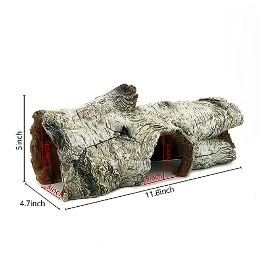 Resin Bark Terrarium Decor Reptile Hide For Aquariums And Terrariums