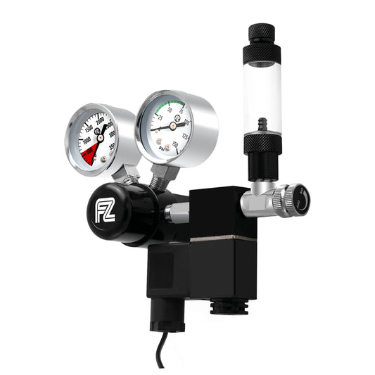 High Concerned CO2 Regulator DC Solenoid With Dual Gauge