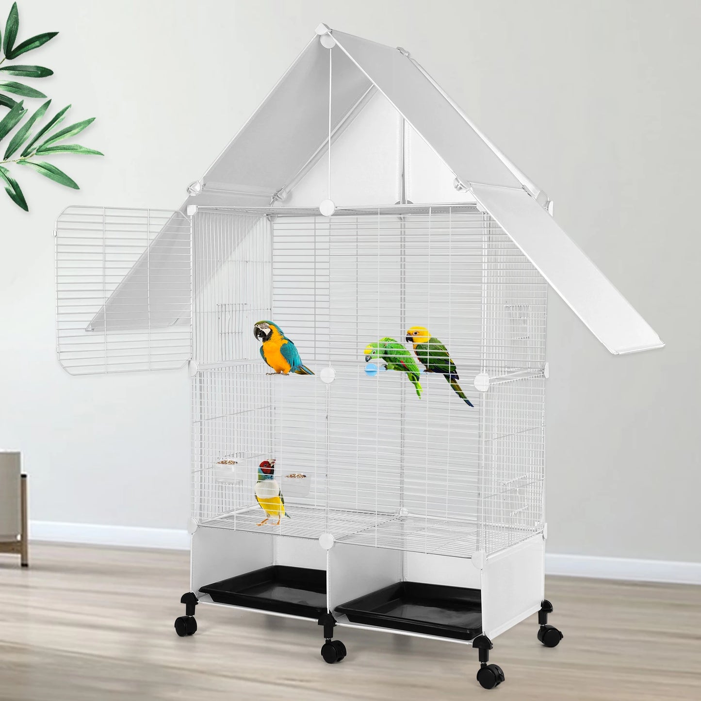Bird Cage Parrot Cage Household Splash Proof Breeding Cage