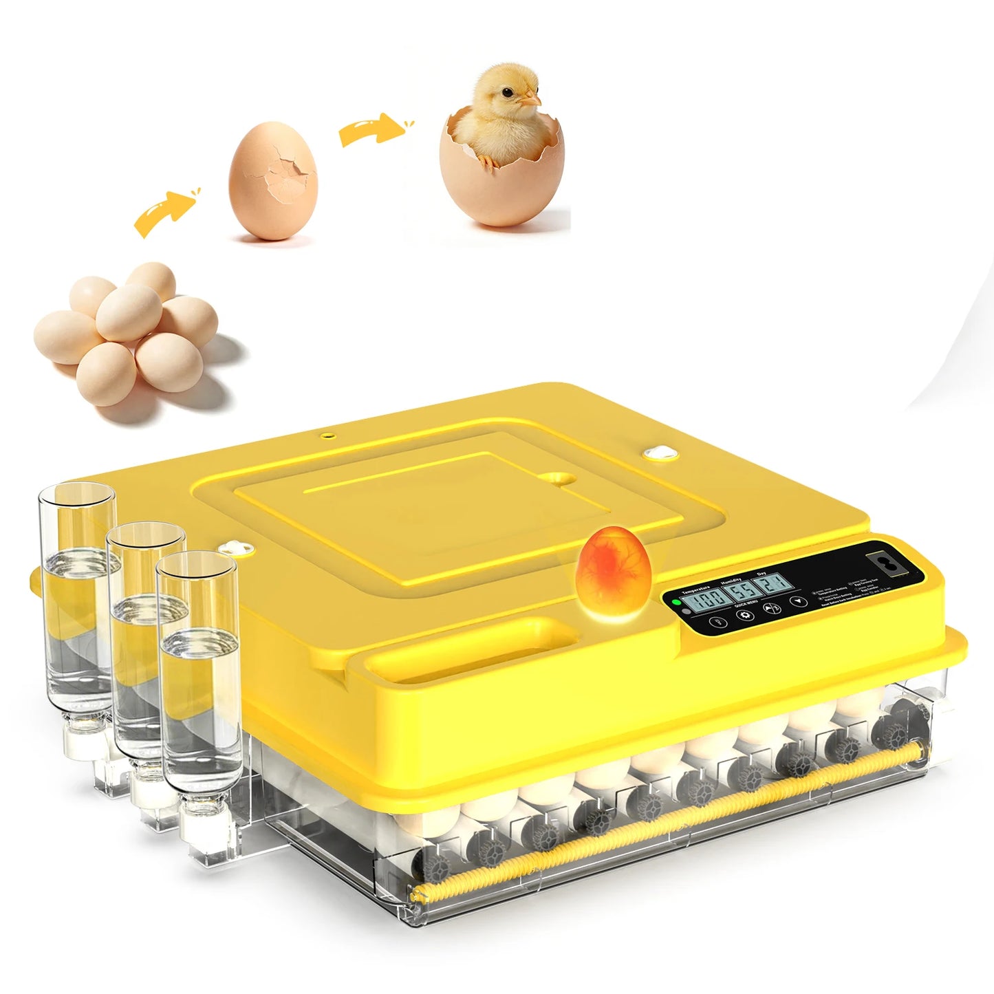 36-216 Egg Incubator For Hatching Chicken Duck Goose Eggs Automatic