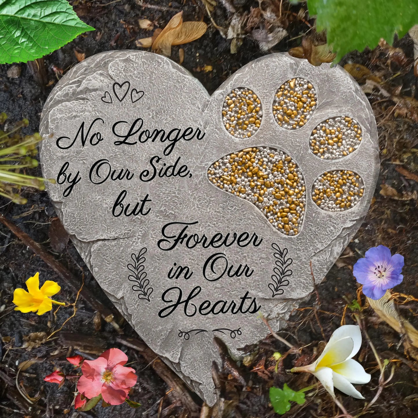 Dog Memorial Stone Rainbow Bridge Keepsake Ornament Heartfelt Gift
