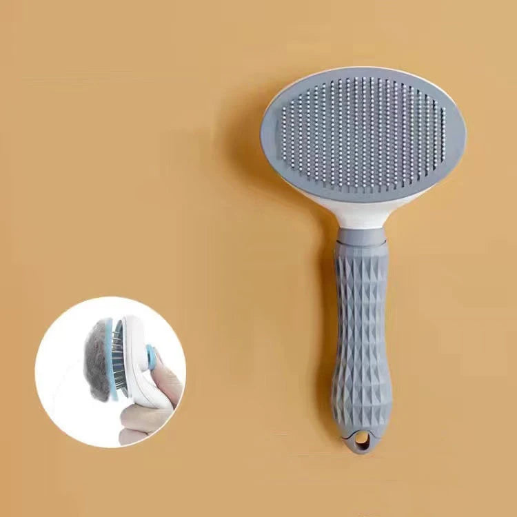Pet Dog Hair Brush Cat Comb For Grooming Stainless Steel