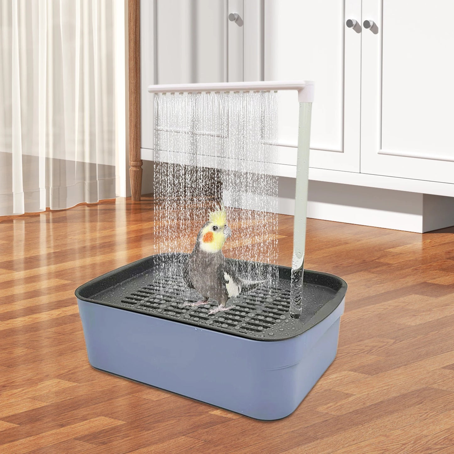 Guangdong Parrot Automatic Bathtub Bird Bath Circulating Water Shower