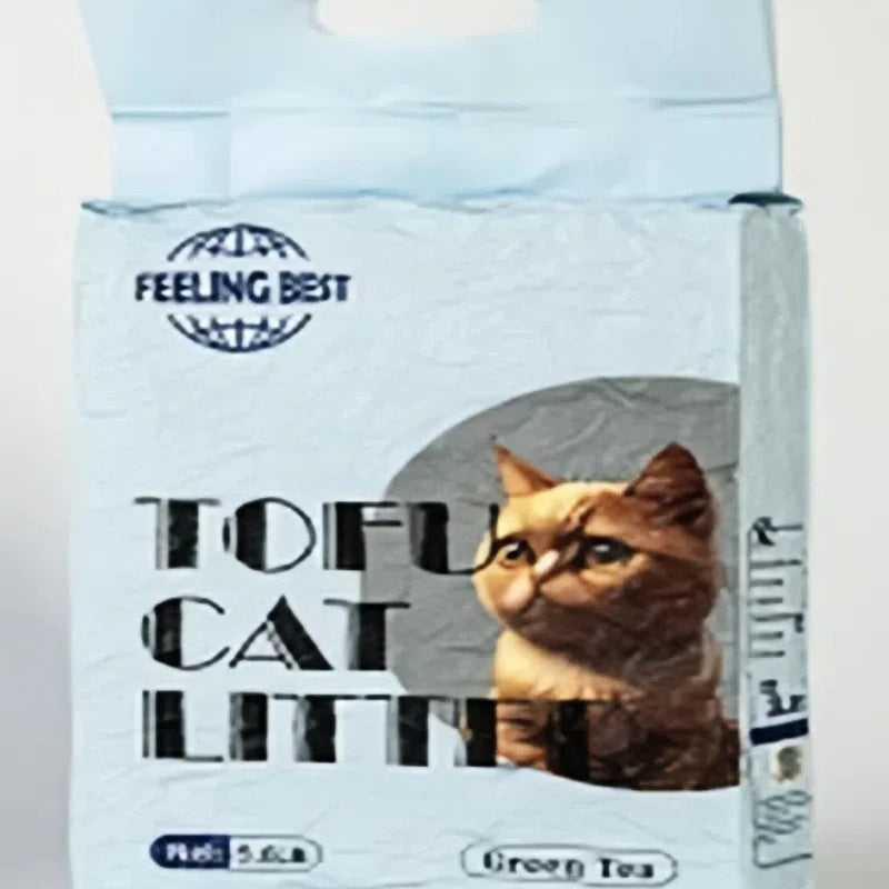 FEELING BEST Tofu Cat Litter Fast Clumping Dust Free
