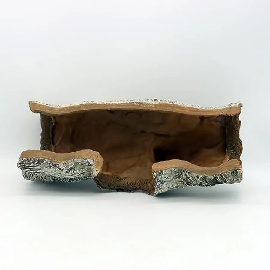 Resin Bark Terrarium Decor Reptile Hide For Aquariums And Terrariums