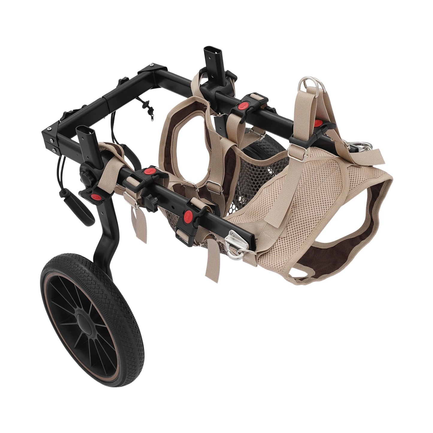 Bymaocar Adjustable Dog Wheelchair for Hind Leg Rehabilitation and Walking Aid
