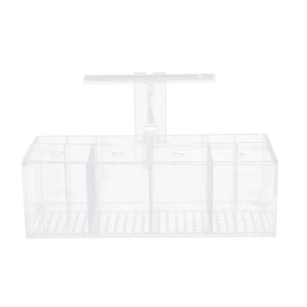 XMSJ LED Acrylic Betta Tank With Four Grids Circulation