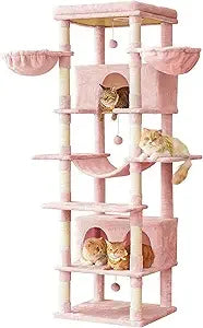 DAFIFY Extra Large Cat Tree With 2 Condos And Hammo