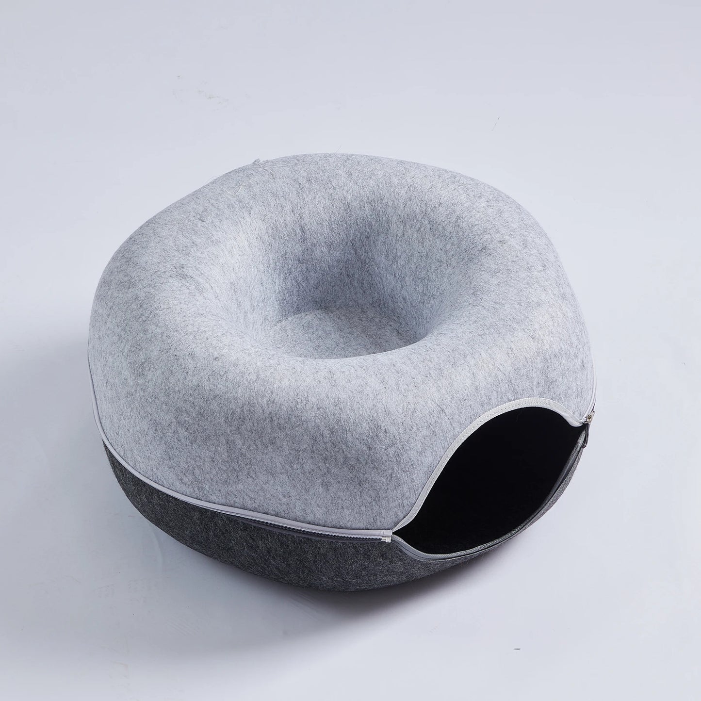 Is Smart Device Hexagon Cat Tunnel Bed For Multiple Cats Scratch Resistant Washable Felt