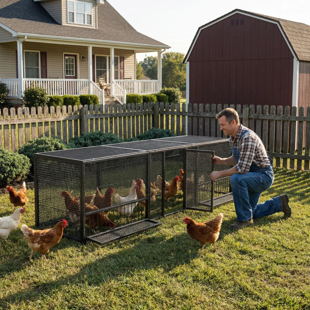 Thickened Chicken Coop Durable Pigeon Cage Outdoor Poultry Pen For Home Breeding
