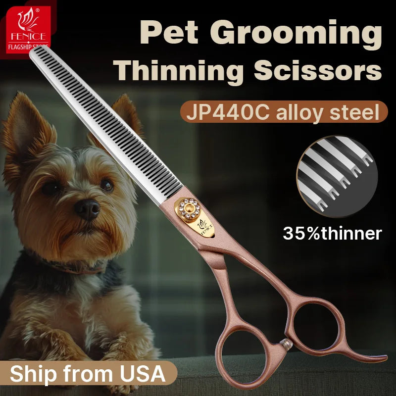 Fenice Thinning Scissors JP440C 35 Percent For Pets
