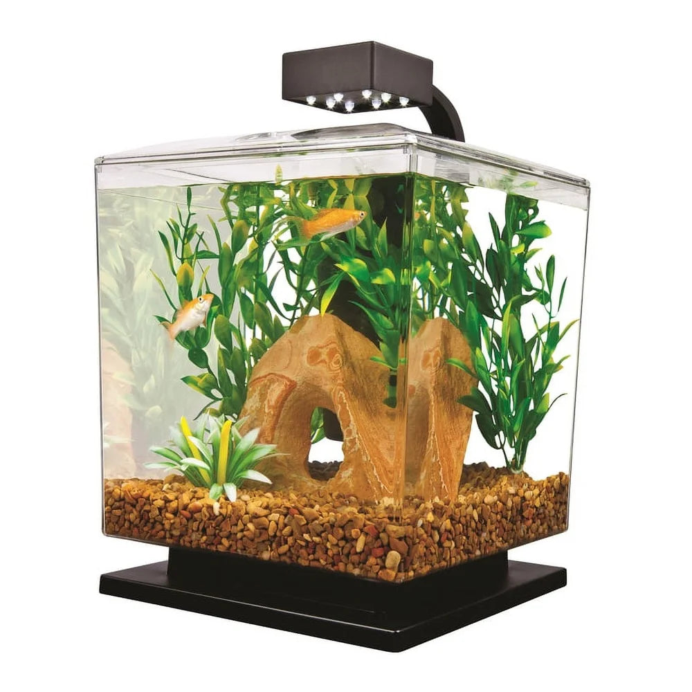 XMSJ LED Aquarium Kit for Betta and Tiny Tropical Fish