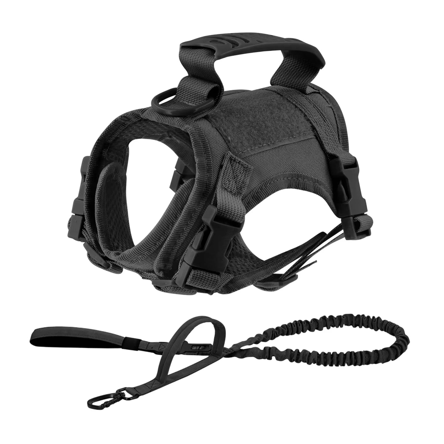 Tactical Puppy Harness Leash Set For Small Dogs Training Kit