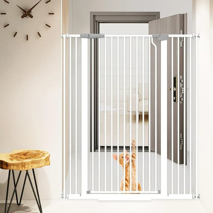 Dog Door Pet Gate For Doorways Hallway Indoor Use Barrier
