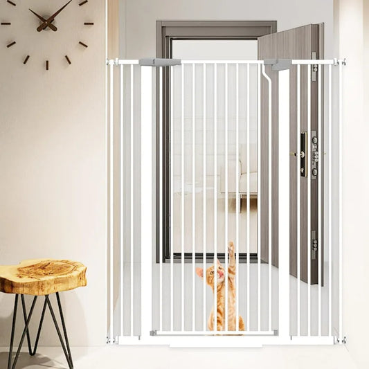 Dog Door Pet Gate For Doorways Hallway Indoor Use Barrier