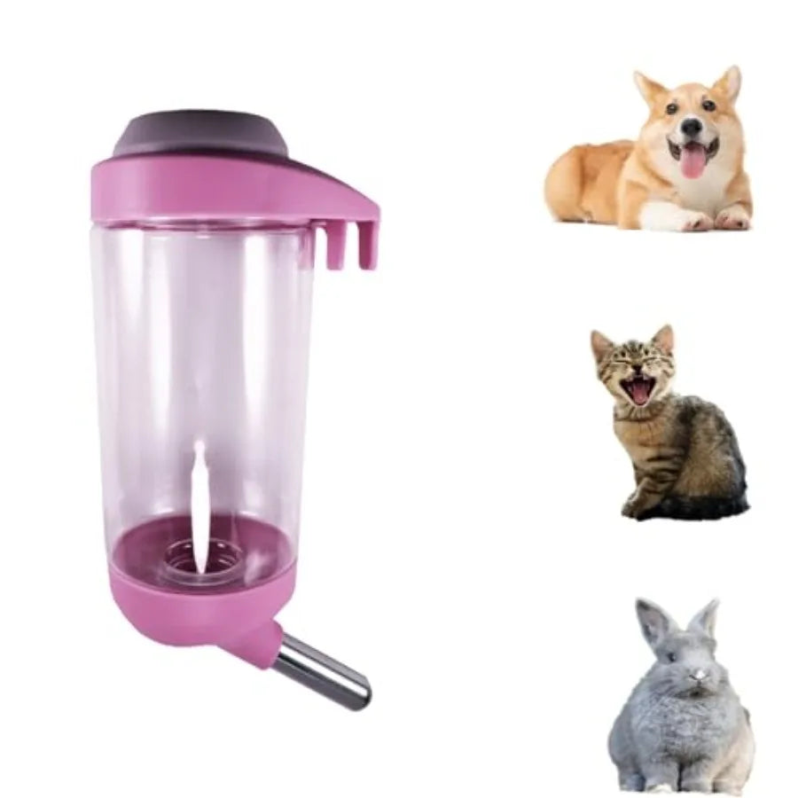Dog Crate Water Bottle No Drip Kennel Pet Water Dispenser