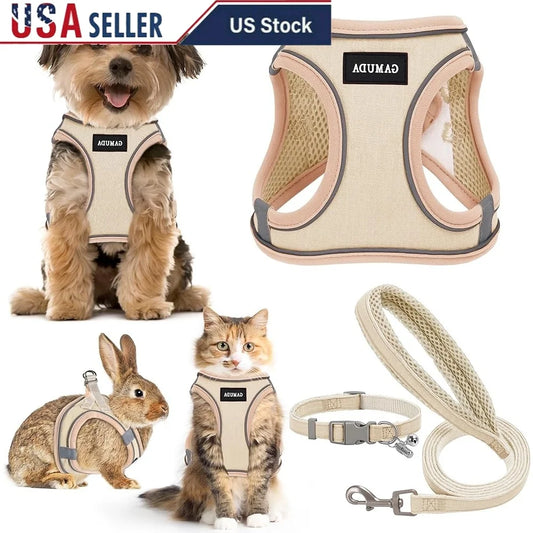CN Fujian No Pull Step In Reflective Harness Set Dogs