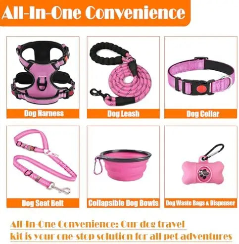 YTYIN No Pull Dog Harness Collar And Leash Training Kit