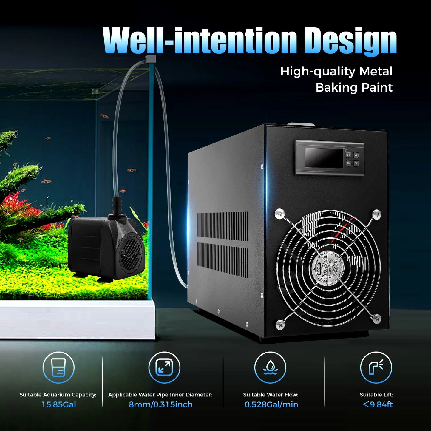 Hign-concerned Aquarium Water Chiller and Heater System