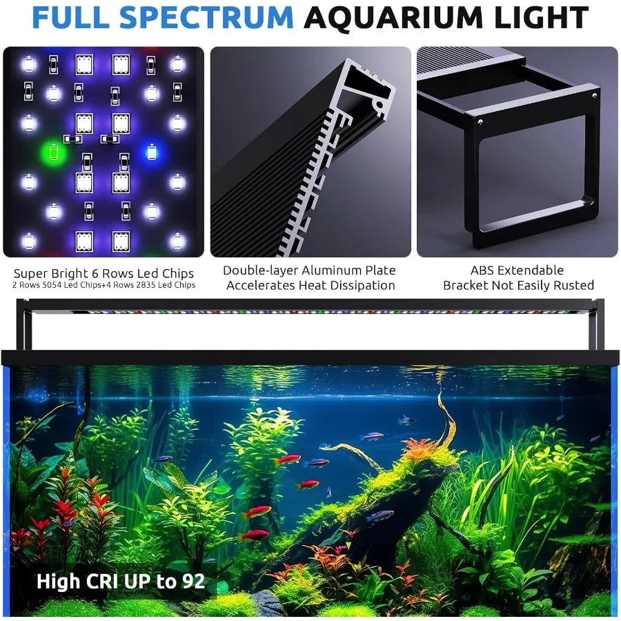 Hign-concerned 24x7 LED Aquarium Light With Auto On Off Timer