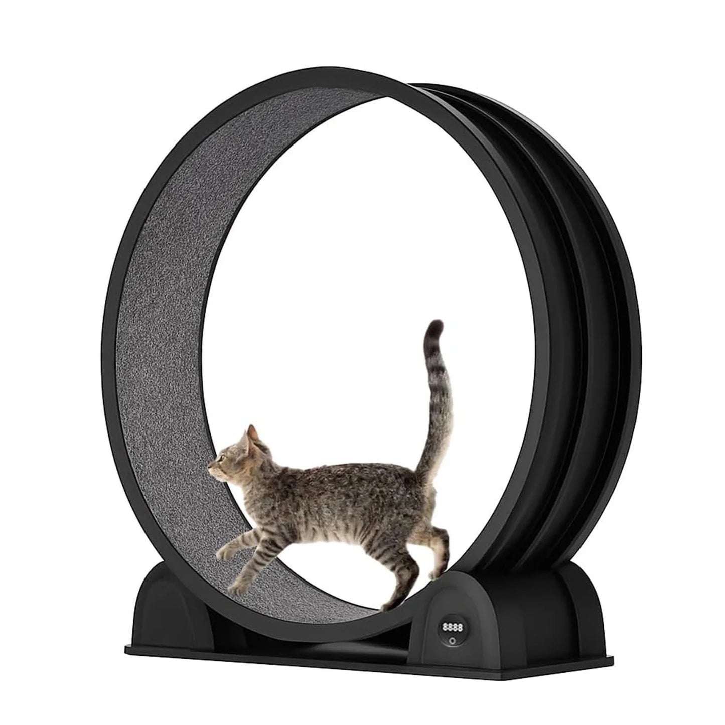 HiMISS Cat Exercise Wheel Indoor Running Treadmill With Smart Pedometer
