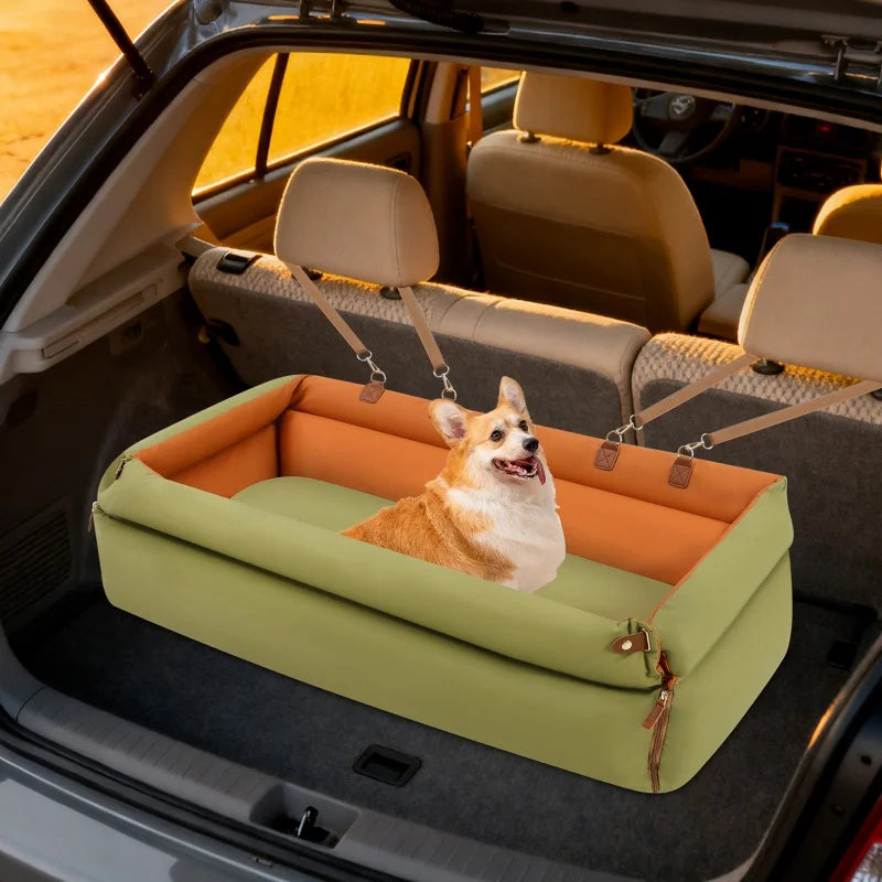 Foldable Travel Pet Car Seat Bed Durable Anti Slip For Vehicle And Home
