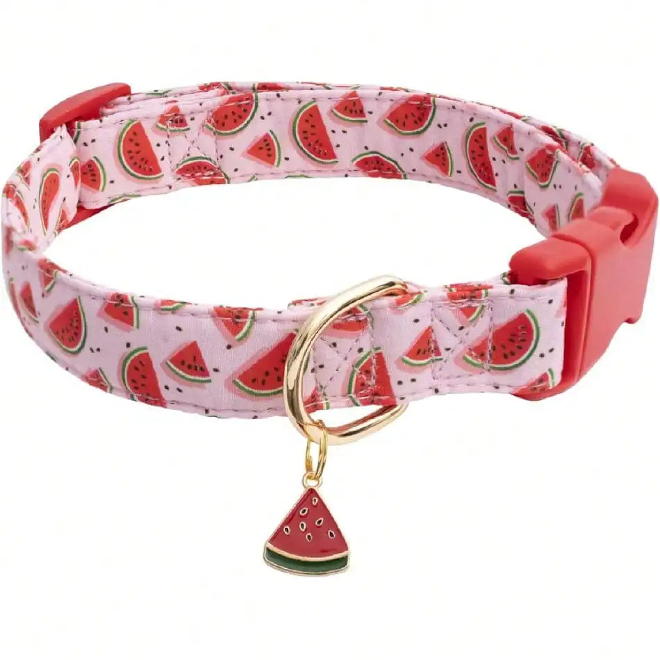 Floral Dog Collar With Flower Design For Girls Female Dogs