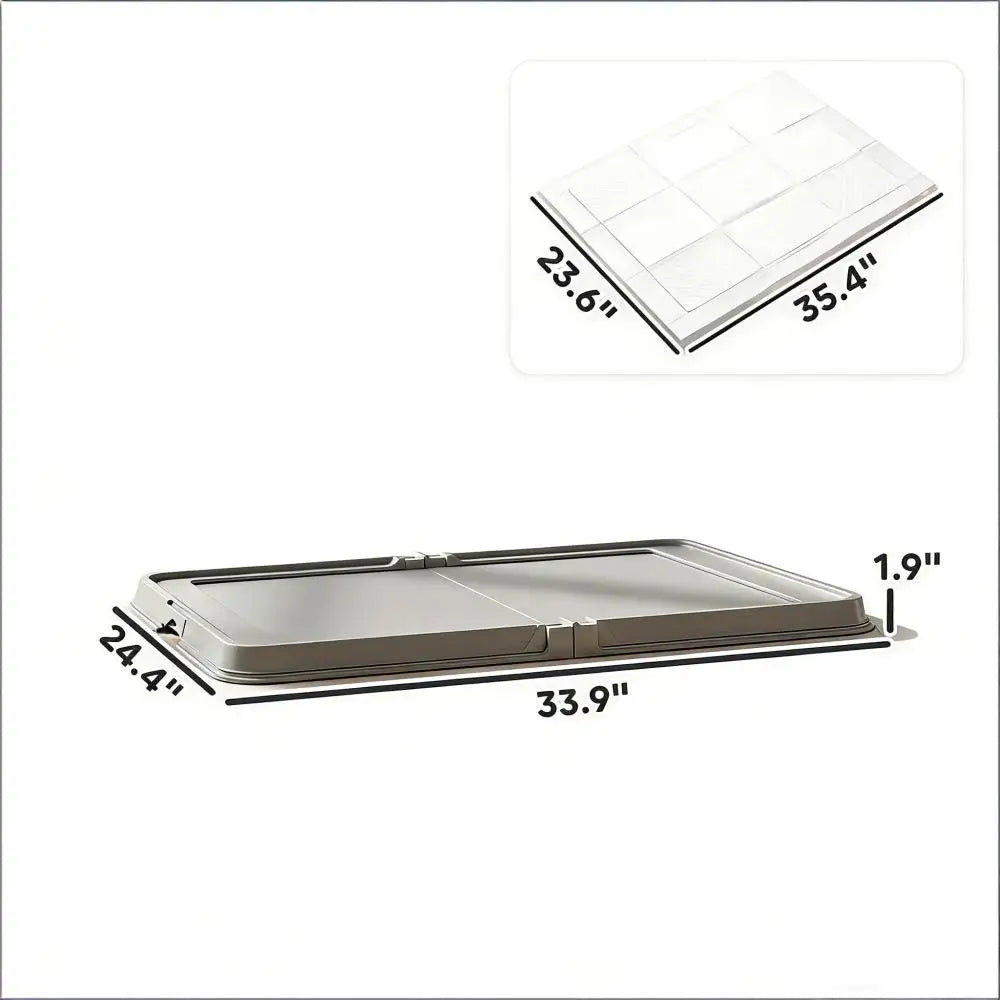 Innovative Dual Mode Pet Toilet Foldable Dog Litter Box Pads