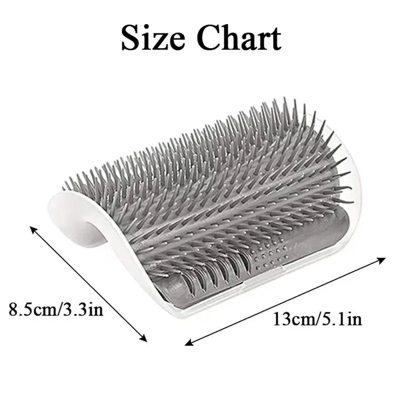 Cat Scratcher Massage Comb Corner Scratching Brush Grooming
