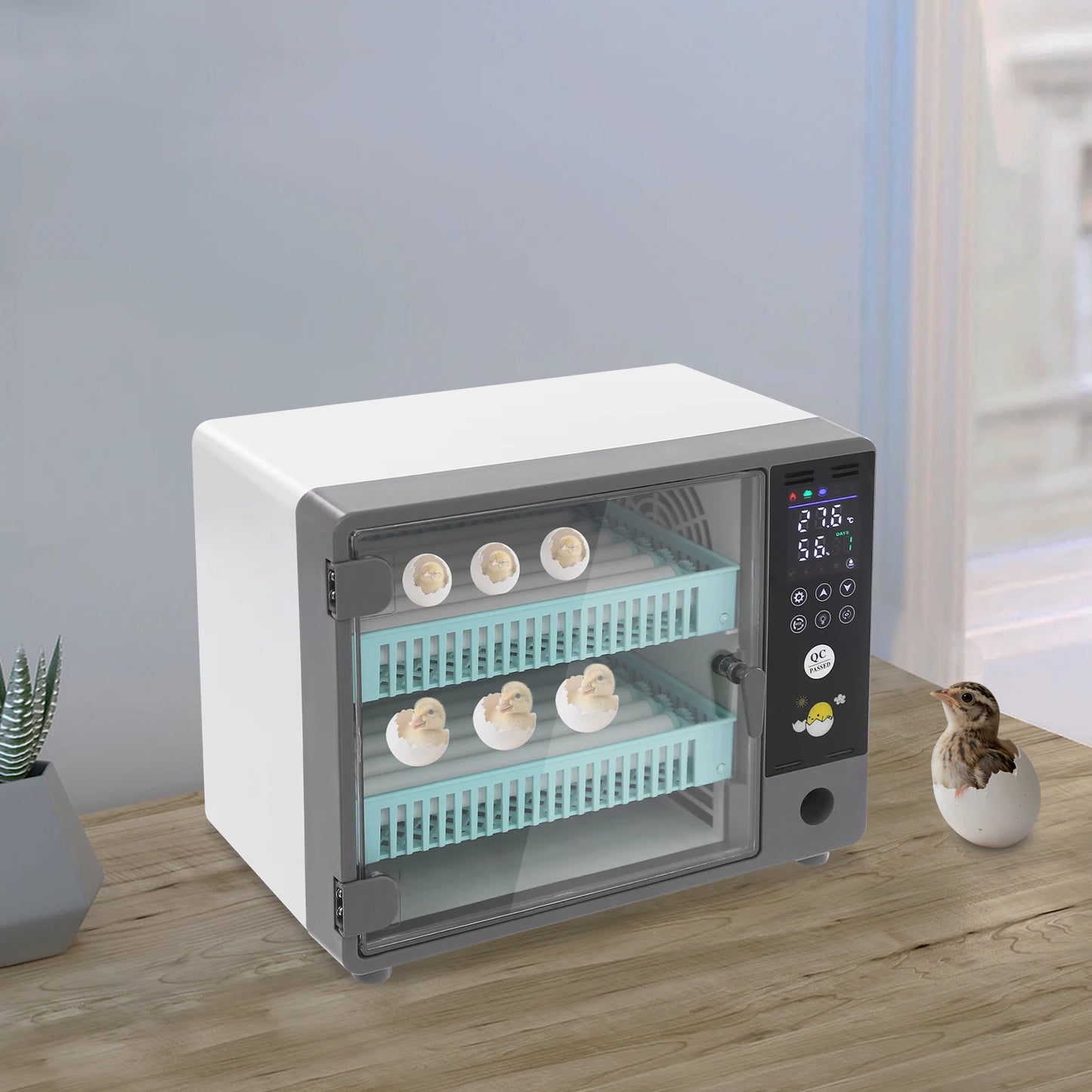 24 Egg Incubator With Automatic Turner Humidifier US Plug