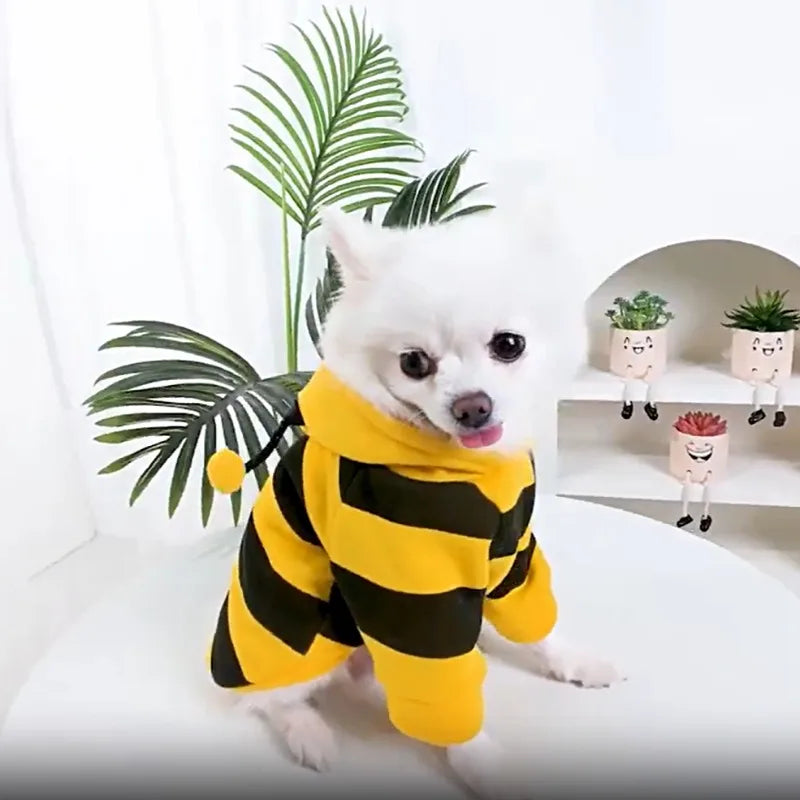Winter Dog Hoodie Coat For Small Medium Dogs And Cats Cosplay