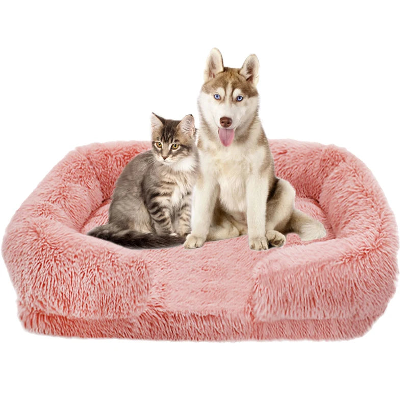 Thickened Orthopedic Dog Bed With Egg Sponge And Washable Cover