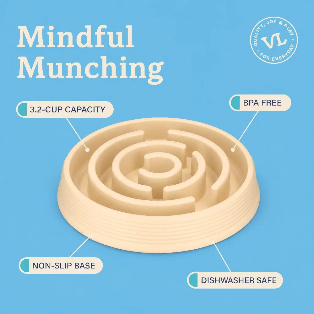 Silicone Slow Pet Feeder Maze Bowl For Dogs And Cats