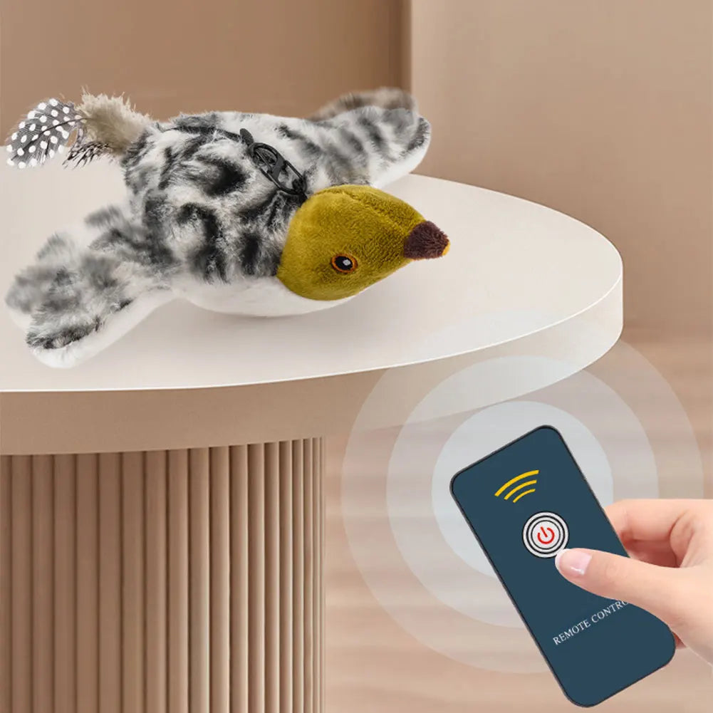 Shunmaii FlappingMechanism Wings Sparrow Toy Simulated Chirping Bird Indoor DomesticCat