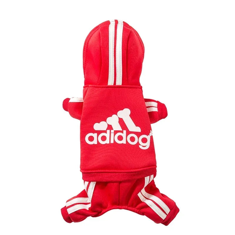 Adidog Dog Jumpsuit Warm Puppy Clothing Hoodie Sweatshirt All Season