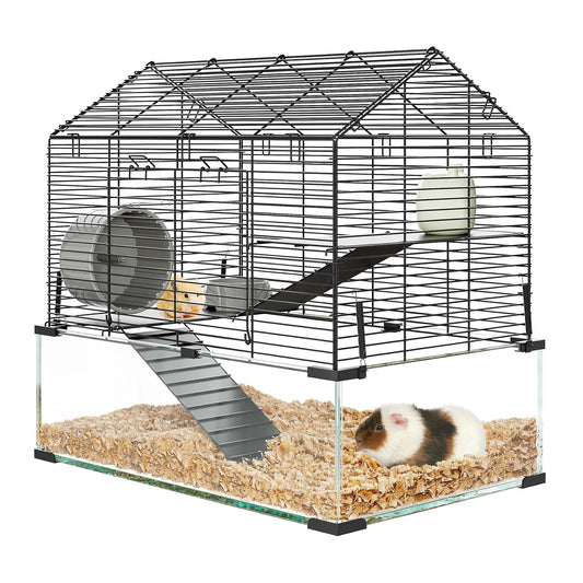 TWISTER Metal Hamster Cage With Water Bottle And Two Doors