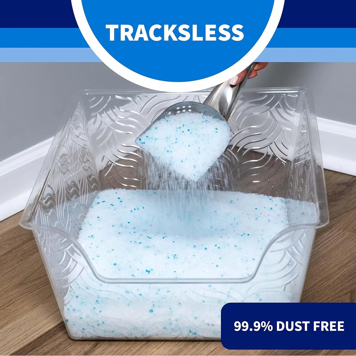 Tracksless Cat Litter Pearls With Odor Control Crystals