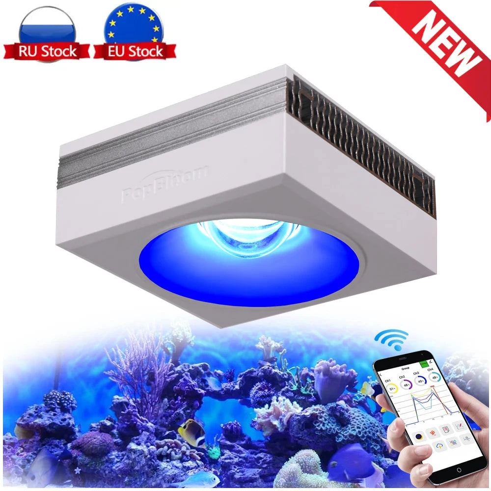 PopBloom RL90 WiFi 100W Aquarium LED Lighting Coral Reef
