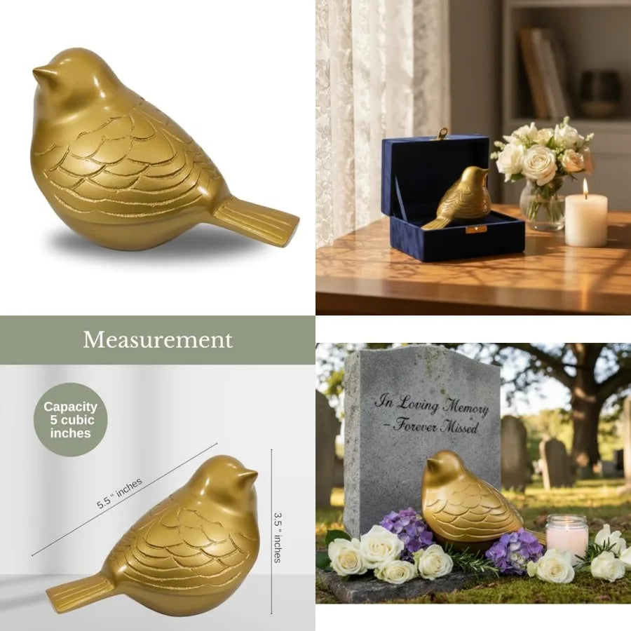Bird Urn Small Keepsake Cremation Urn Pets Loved Ones
