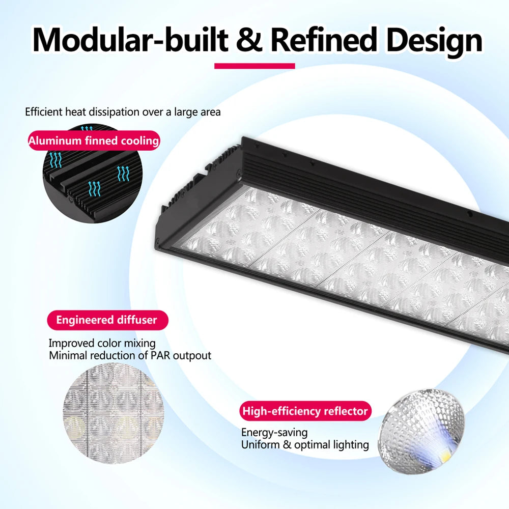 PopBloom Hertz H75 WiFi Dimmable LED Aquarium Light