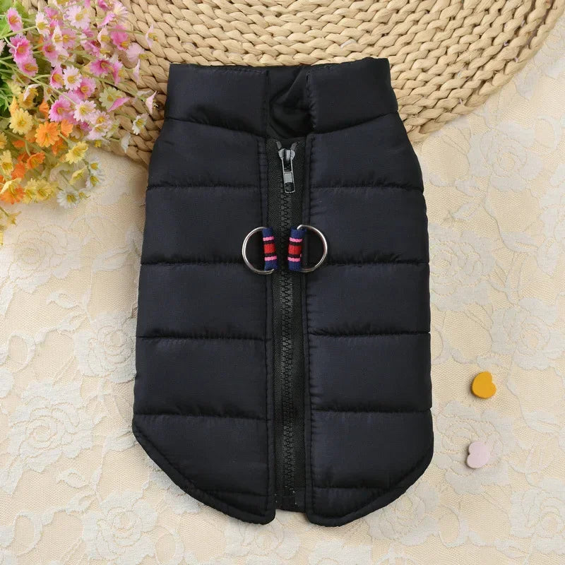 Winter Warm Pet Coat For Small Dogs And Cats Padded Windproof Jacket