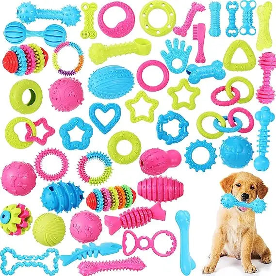Hign-concerned Puppy Teething Toys 50 Pack Small Dog Chews