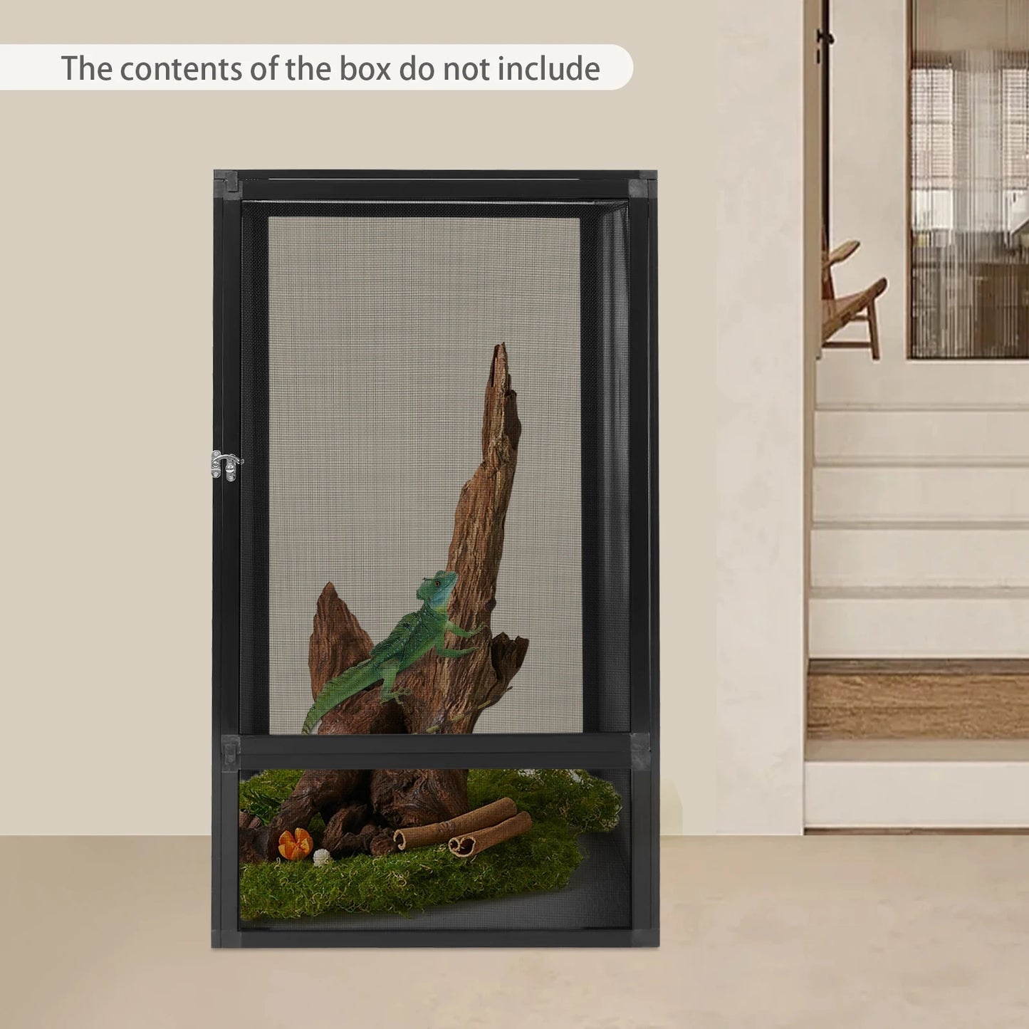 BymaocarHign-concerned Micro Habitat Terrarium Enclosure Reptile Feeding Box