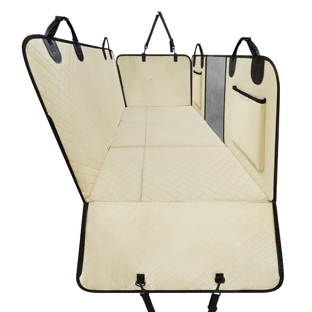 PETRAVEL Dog Car Back Seat Extender Hammock Cover Protector